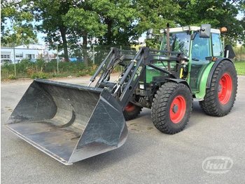 Farm tractor Fendt 250 SA Tractor with loader, bucket and plow: picture 1