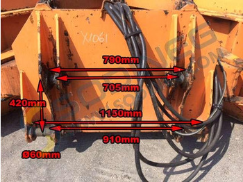 SICO METAL CGM 4 - Snow plough for Construction machinery: picture 3