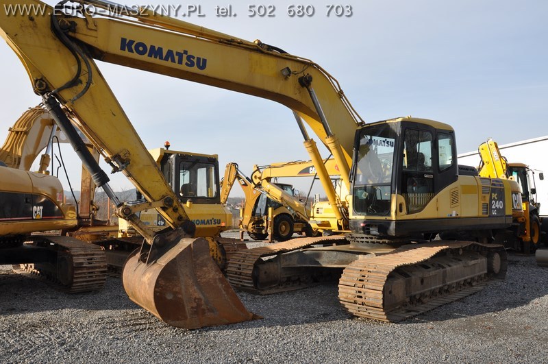 KOMATSU PC 240 LC crawler excavator from Poland for sale at Truck1, ID