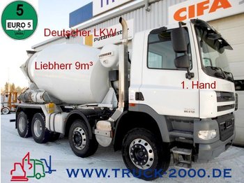 Concrete mixer truck DAF CF 85.410 Liebherr 9m³*Deutsches Fahrzeug*1.Hand: picture 1