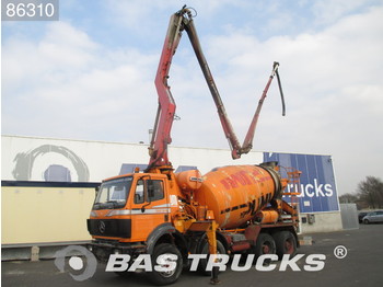 Concrete mixer truck Mercedes-Benz 3234 B Pumpe+Mixer Manual Big-Axle Steelsuspensi: picture 1