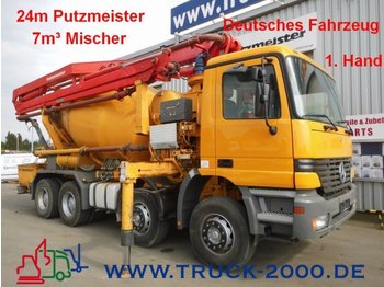 Concrete pump truck Mercedes-Benz 3235Putzmeister 24Pumpe 7m³ Mischer DeutscherLKW: picture 1