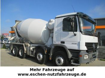 Concrete mixer truck Mercedes-Benz 3236 8x4, Stetter 9m³, Klima: picture 1