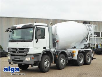 Concrete mixer truck Mercedes-Benz 4141 B 8x4 Actros, Mixer 10.000 ltr, weiss, Klima.: picture 1