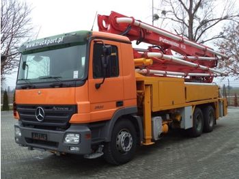 Concrete mixer truck Mercedes-Benz ACTROS 2632 6x4 EURO3 PUTZMEISTER 36 Meters: picture 1