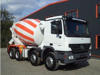 Concrete mixer truck Mercedes-Benz ACTROS 3241 8x4 EURO5 BETONMISCHER KAARENA 9m3: picture 1