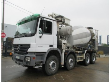 Concrete mixer truck Mercedes-Benz ACTROS 3241 BB+ PUTZMEISTER 24M+Liebherr 7m3: picture 1