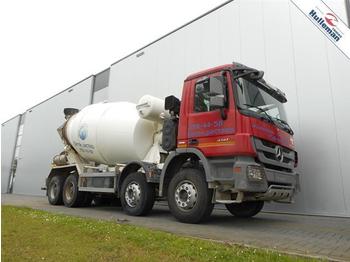 Concrete mixer truck Mercedes-Benz ACTROS 4141 8X4 FULL STEEL LIEHBERR 10 M3 EURO 5: picture 1