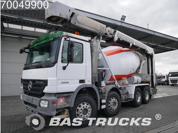 Concrete mixer truck Mercedes-Benz Actros 3236 B 8X4 Big-Axle Steelsuspension 3-Pedals Euro 4 Theam-16.5m-Förderband: picture 1