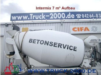 Concrete mixer truck Mercedes-Benz Intermix 7m³ Betonmischer Aufbau: picture 1