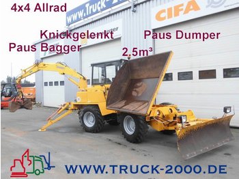 Construction machinery Paus AKD 202 4x4 Baggerlader*Dumper 3S.-Kipper*Schild: picture 1