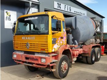 Concrete mixer truck Renault G340TI 6X6 mixer or chassis: picture 1