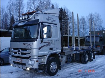 Forestry trailer for transportation of timber Mercedes-Benz Actros 2660L 6x4: picture 1