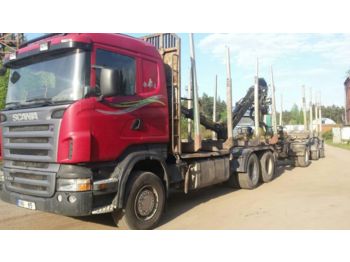 Forestry trailer SCANIA Loglift 82f R 420: picture 1