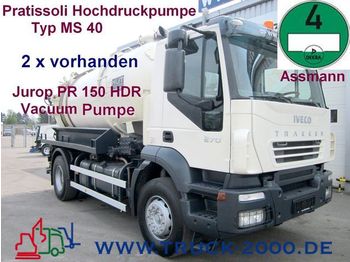 Vacuum truck IVECO 190T27 Hochdruck Saug und Spülwagen ``Müller``: picture 1