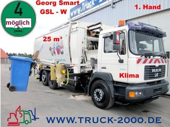 Garbage truck for transportation of garbage MAN FE 26.310 A Georg Smart Seitenlader 1.Hand Klima: picture 1
