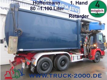 Garbage truck for transportation of garbage MERCEDES-BENZ 2532 Actros Hüffermann Seitenlader 1.1Schüttung: picture 1