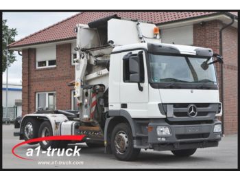 Garbage truck Mercedes-Benz Actros 2532 L Seitenlader, Lenkachse: picture 1