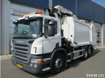 Garbage truck Scania P 270 with HMF 20 ton/meter crane: picture 1
