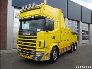 Tow truck Scania R 124.400 6X2/4 Recovery truck: picture 1