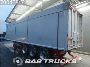 Tipper semi-trailer Benalu 62m3 Alukipper 2x Liftachse HogeDruk-Reiniger Bencere: picture 1