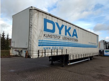 Low loader semi-trailer DRACO DXS 224 Semi Schuifzeilen Gegalvaniseerd Rongen 02/2018 APK: picture 1
