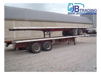 Gheysen open laadbak steel suspension - Dropside/ Flatbed semi-trailer