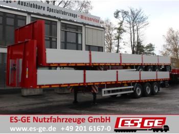 Dropside/ Flatbed semi-trailer ES-GE 3-Achs-Sattelauflieger - Bordwände: picture 1