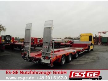 New Low loader semi-trailer for transportation of heavy machinery ES-GE 3-Achs-Satteltieflader - Baggerstielmulde - Radmulden: picture 1