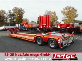 Low loader semi-trailer for transportation of heavy machinery Faymonville 2 Achs Tiefbett - tele - hydr. zwangsgelenkt: picture 1