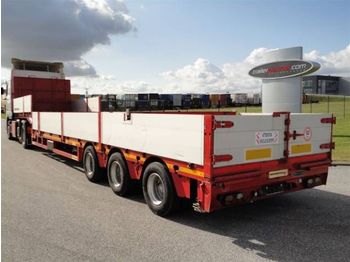 Low loader semi-trailer Faymonville Semi ausziehbar bis 20,4 m mit bordwände: picture 1