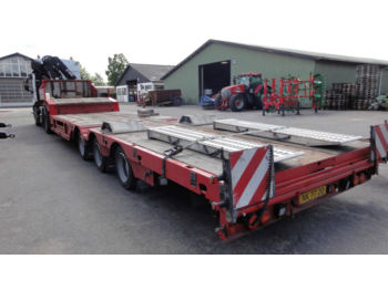 Low loader semi-trailer for transportation of heavy machinery Faymonville Tieflader NUR 750 mm ladehöhe: picture 1