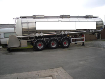 Tank semi-trailer Feldbinder Edelstahltank V4 A + Lebensmittel+Chemie mit ADR: picture 1