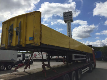 Dropside/ Flatbed semi-trailer Fellechner SB21-N30, offener Kasten, Rungentasch: picture 1