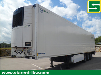 Refrigerator semi-trailer KRONE Thermotrailer, Carrier Maxima 1550 – Aggregat, Liftachse, Palettenkasten , BPW Achsen, DS: picture 1