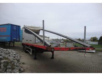 Dropside/ Flatbed semi-trailer Kel-Berg S 40 3 akslet: picture 1