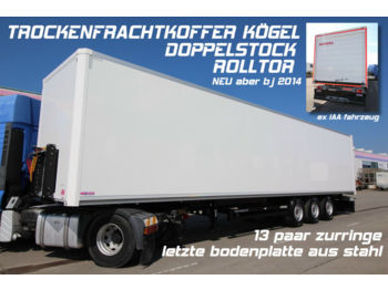 New Closed box semi-trailer Kögel S24-3 / DOPPELSTOCK / ROLLTOR / ZURRINGE/ SAF !!: picture 1