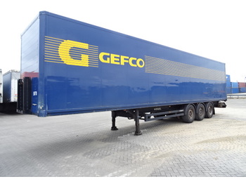 Closed box semi-trailer Kögel SAF+disc, liftaxle, full chassis: picture 1