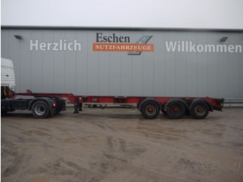 Container transporter/ Swap body semi-trailer Korten Containerchassis, ausziehbar, Luft, SAF: picture 1