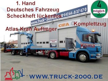Dropside/ Flatbed semi-trailer Kramer Atlas 60.1 Kran SpezialTransport inkl.Scania SZM: picture 1