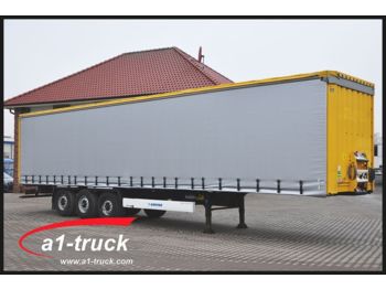 Curtainsider semi-trailer Krone 10 x SD,neue Plane, Steckrungen, HU 02/2018: picture 1