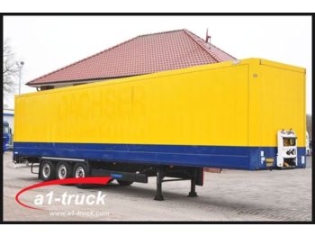Closed box semi-trailer Krone SDK 27 Koffer / Doppelstock: picture 1