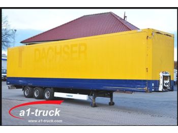 Closed box semi-trailer Krone SDK 27, Mega Koffer, Textil, Doppelstock, Tüv 09: picture 1