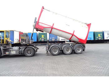 Container transporter/ Swap body semi-trailer LAG 20FT Kippchassis, ADR, BPW, Liftachse: picture 1