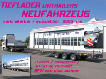  TIEFLADER LINTRAILERS lenka. /verbreiterbar/AZB - Low loader semi-trailer
