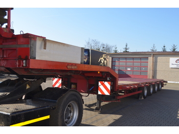 Low loader semi-trailer NOOTEBOOM 4 Achs MCO-58-04V Extendable 6,7 m Hydr.Suspension: picture 1