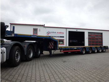 Low loader semi-trailer NOOTEBOOM OSD-58-05V, 5 Achser, Semi-Auflieger EXTENDABLE: picture 1