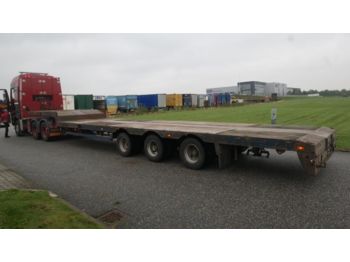 Low loader semi-trailer for transportation of heavy machinery Nooteboom Tieflader ausziehbar + hydr. lenkung: picture 1