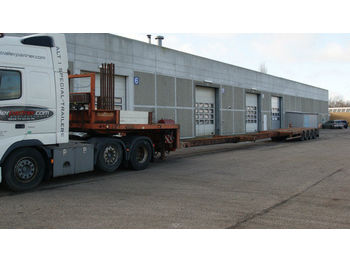 Low loader semi-trailer Nooteboom tieflader 2 x auziehbar: picture 1