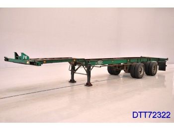 Container transporter/ Swap body semi-trailer Pacton 40 Feet * Springs * Neck: picture 1